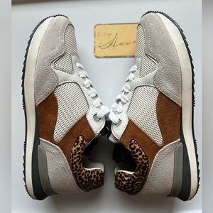 Vintage Havana Casual Sneakers with Leopard